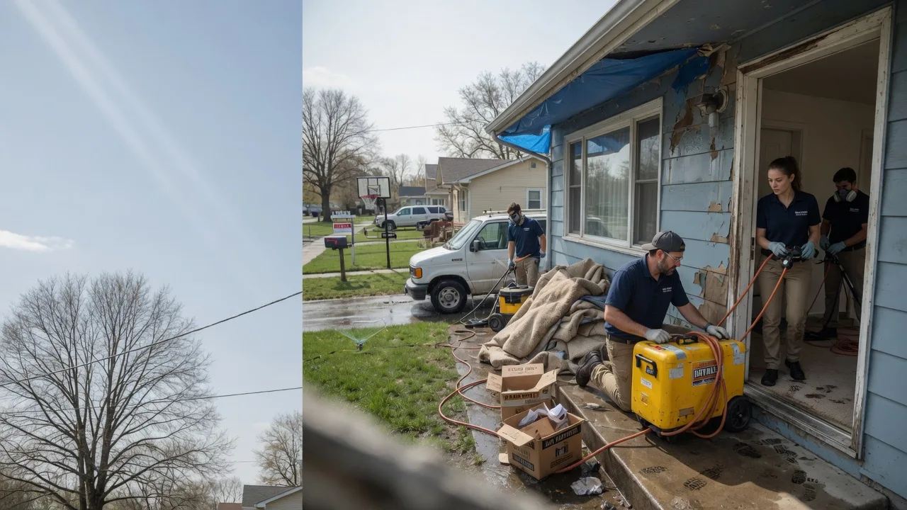 Basement Flood Cleanup in Gaston, IN near me